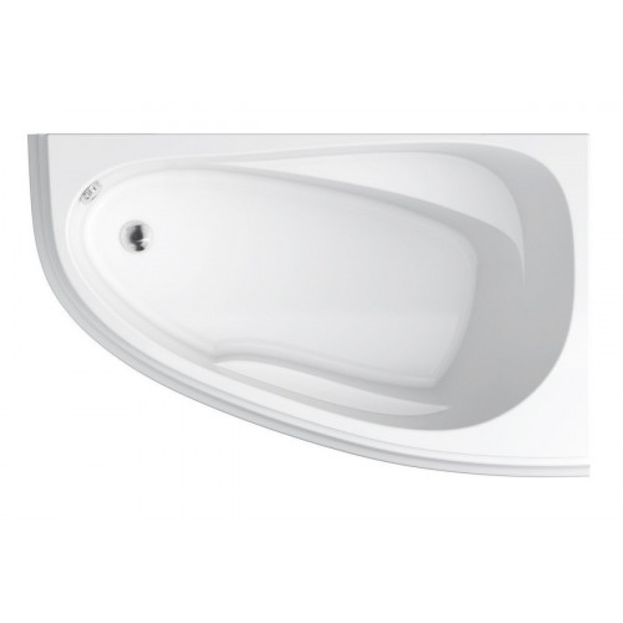 Ванна Cersanit Joanna 160x95 см правая + ножки PW01 (PW04) - фото 1