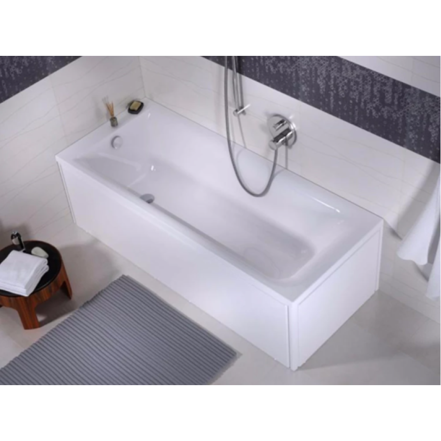 Ванна акрилова прямокутна Kolo Rekord XWP3660000N 160x70 см біла, без ніжок - фото 2