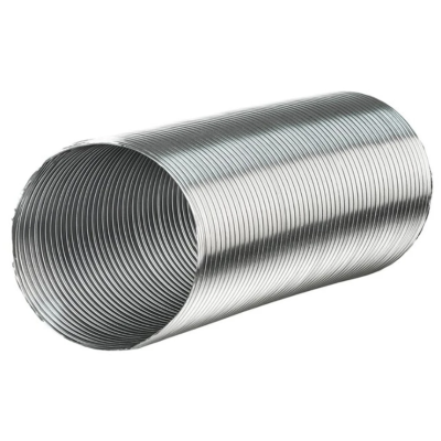 Воздуховод алюминиевый гофрированный 80 мкм Д150мм 3м 61-406