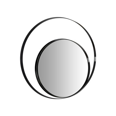 Зеркало GALAXY AM 0644 700*700, 4мм. черный, наруж. подсв. белая