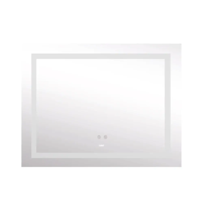 Зеркало настенное Kubis (KU1) 1000х800 мм, прямоугольное, с LED-подсветкой Touch, антизапотеванием,