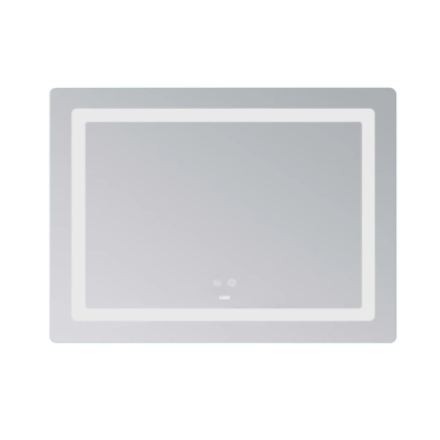 Зеркало настенное Kubis (KU2) 900х700 мм, прямоугольное, с LED-подсветкой Touch, антизапотеванием,