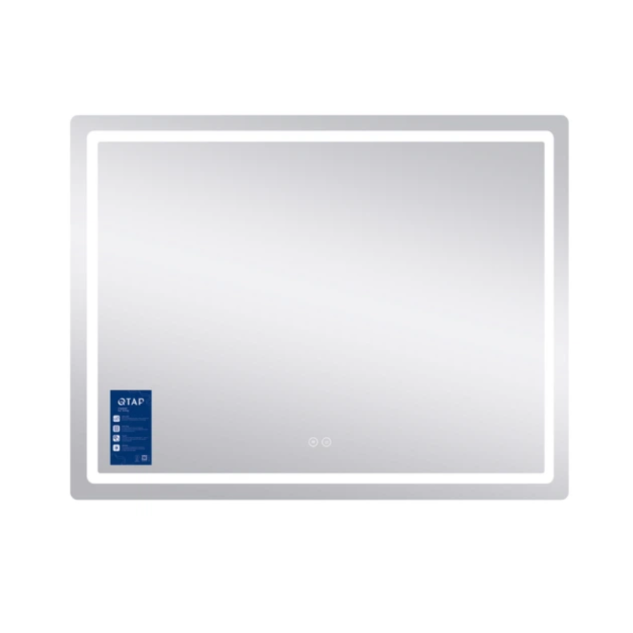 Дзеркало настінне Mideya (MI2) 1200х800 мм, прямокутне, з LED-підсвіткою Touch, антизапотіванням, ди - фото 2