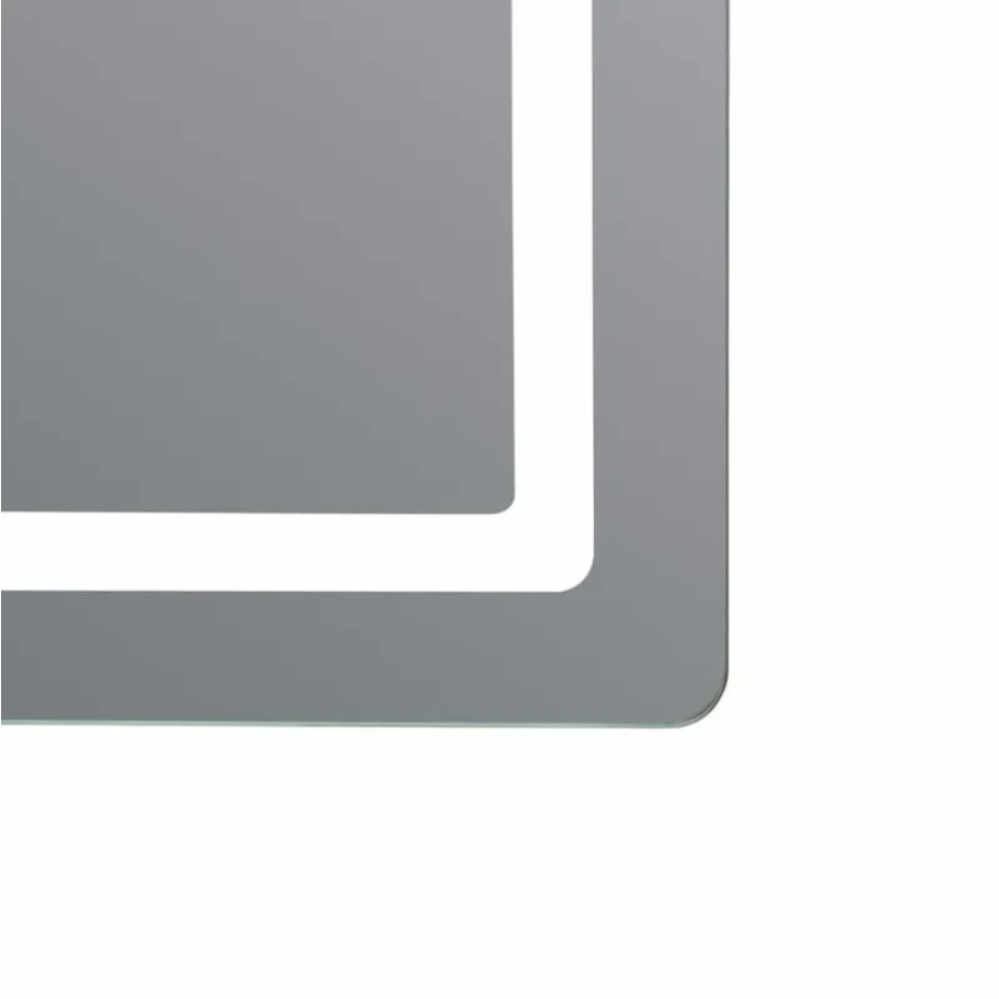 Зеркало настенное Qtap Mideya (MI2) 600х800 мм, прямоугольное, с LED-подсветкой Touch, антизапотеванием, дым - фото 3
