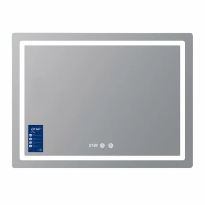 Зеркало настенное Mideya (MI2) 800х600 мм, прям, с LED-подсветкой Touch, антиз, димером рег ярк Qtar