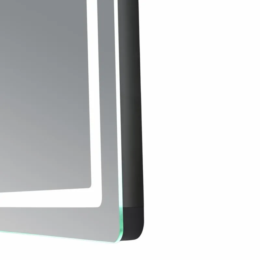 Зеркало настенное Mideya (MI2) 800х600 мм, прям, с LED-подсветкой Touch, антиз, димером рег ярк Qtar - фото 3