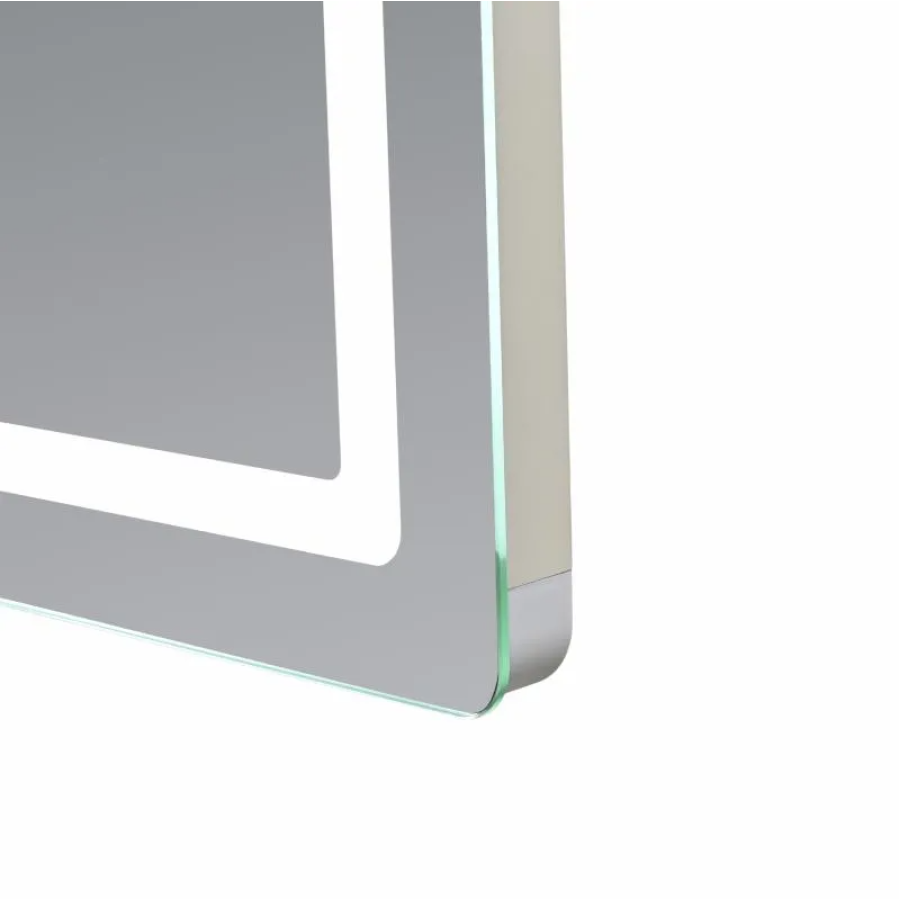 Дзеркало настінне Mideya (MI2) 800х600 мм, прямокутне, з LED-підсвіткою Touch, антизапотіванням, дим - фото 4