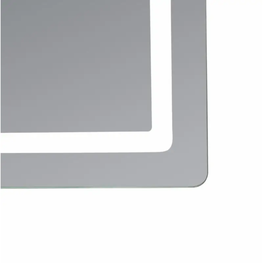 Зеркало настенное Qtap Mideya (MI2) 800х700 мм, прямоугольное, с LED-подсветкой Touch, антизапотеванием, дым - фото 4