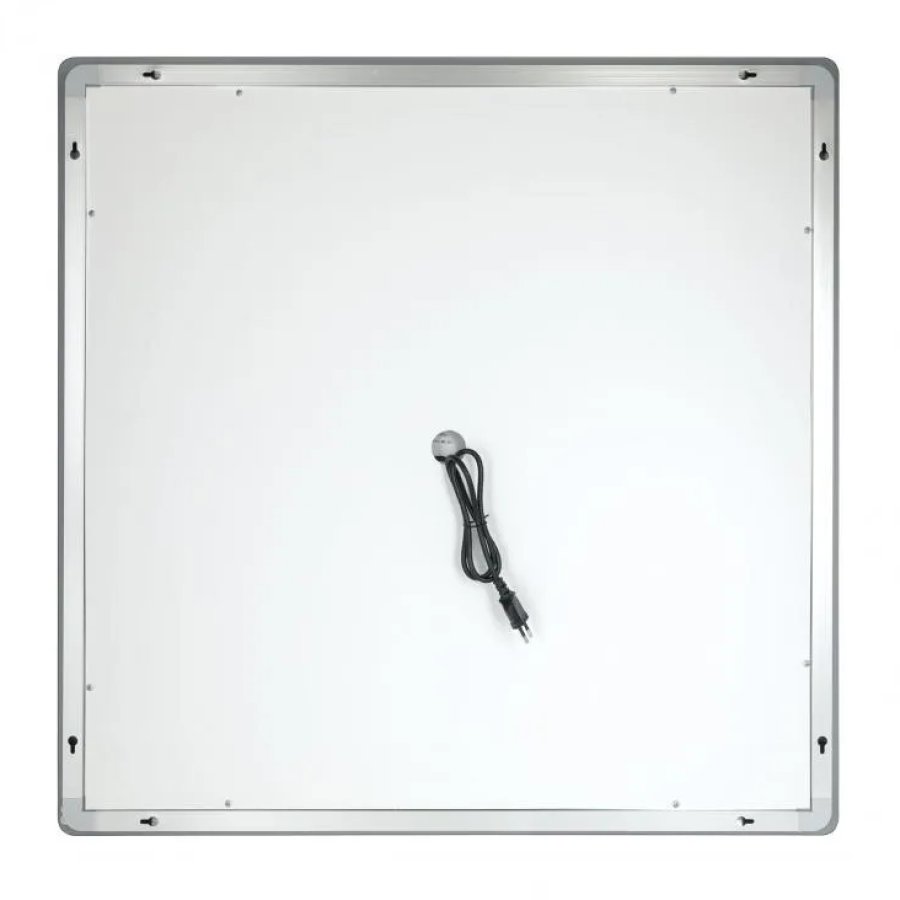Зеркало настенное Mideya (MI2) 800х800 мм, прям, с LED-подсветкой Touch, антиз, димером рег яскр Qtar - фото 4