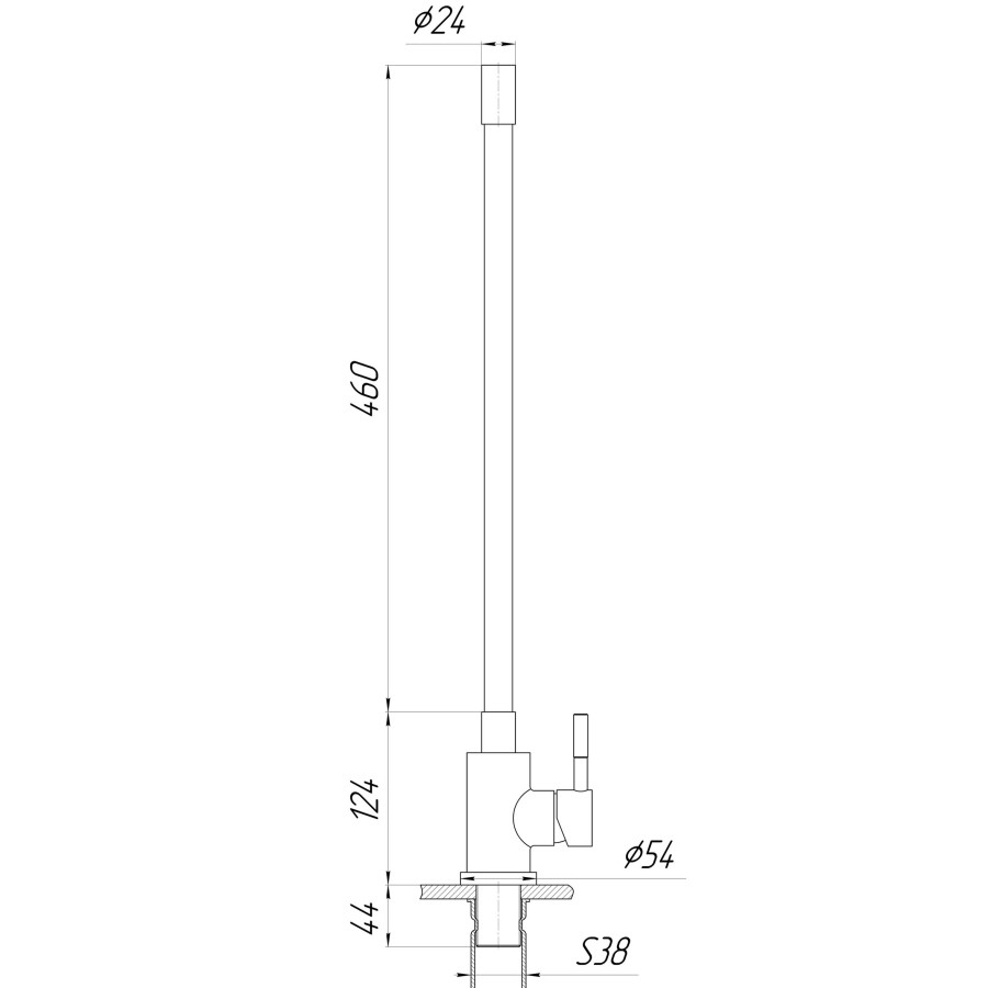 Змішувач для кухні Globus Lux Alpen SBT1-203SB-BB - фото 6