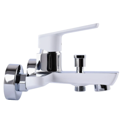 Змішувач для ванни Topaz Lexi TL 21101A-H57-CW білий/хром