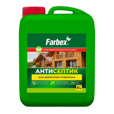 Антисептик для деревянных поверхностей ТМ "Farbex"-5л