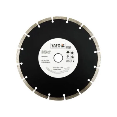 Диск отрезной алмазный Yato "SEGMENT" 230 Х 2.7 Х 8 Х 22.2 мм