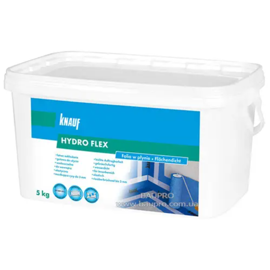Гідроізоляція готова Knauf Hydro Flexi 5кг - фото 1