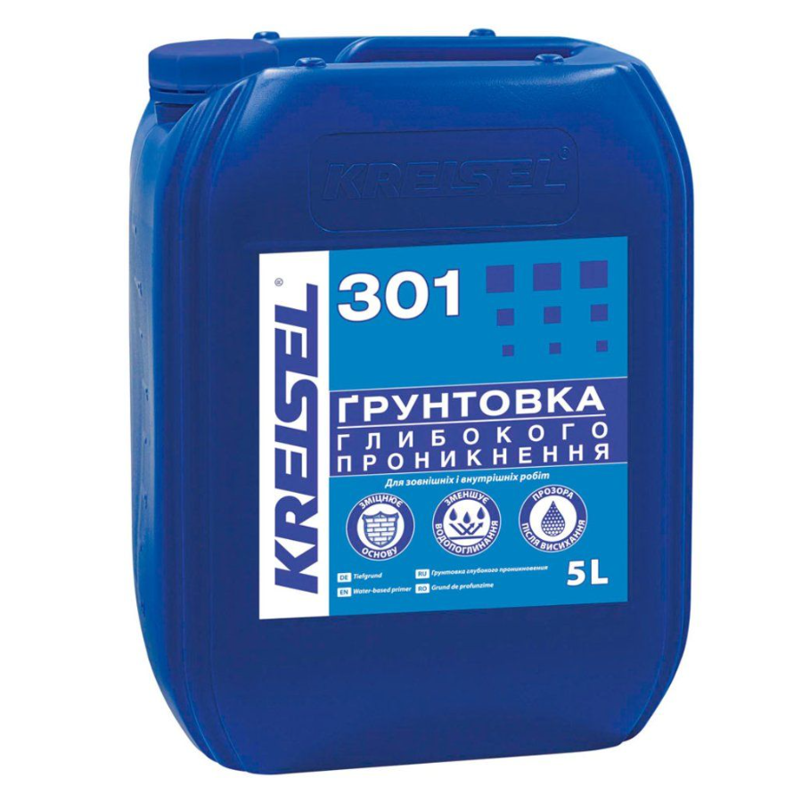 Грунтовка Kreisel Tiefgrund LMF301 глибокопроникаюча 5л - фото 1
