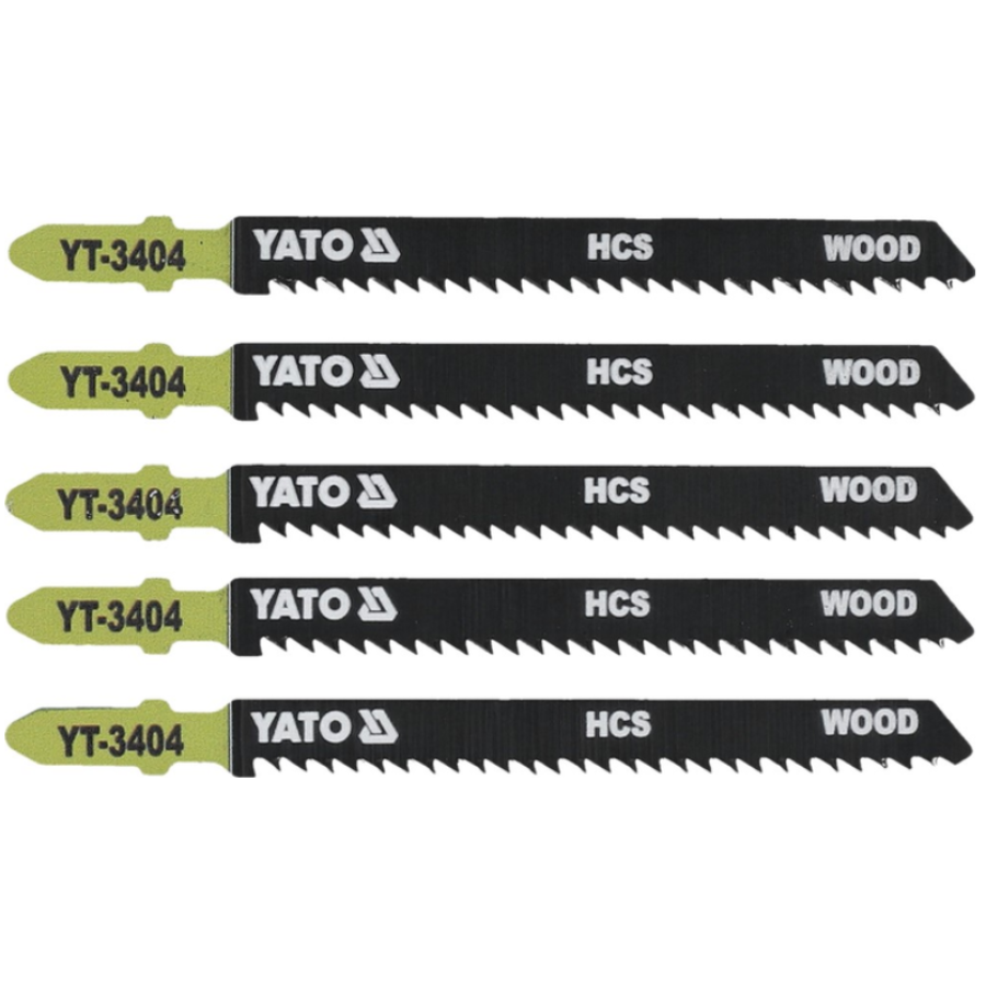 Полотно для електролобзика (Дерево) Yato HCS 10 TPI 100 мм 5 шт - фото 1