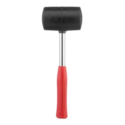 Киянка Intertool - 680г*80мм черная, ручка метал