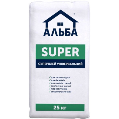 Клей ALBA "SUPER FIX" C2TE 25кг