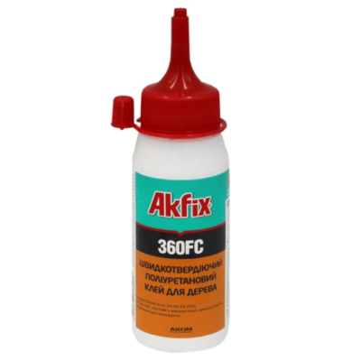 Клей для дерева Akfix 360 FC D4 полиуретановый для быстрой фиксации 150гр