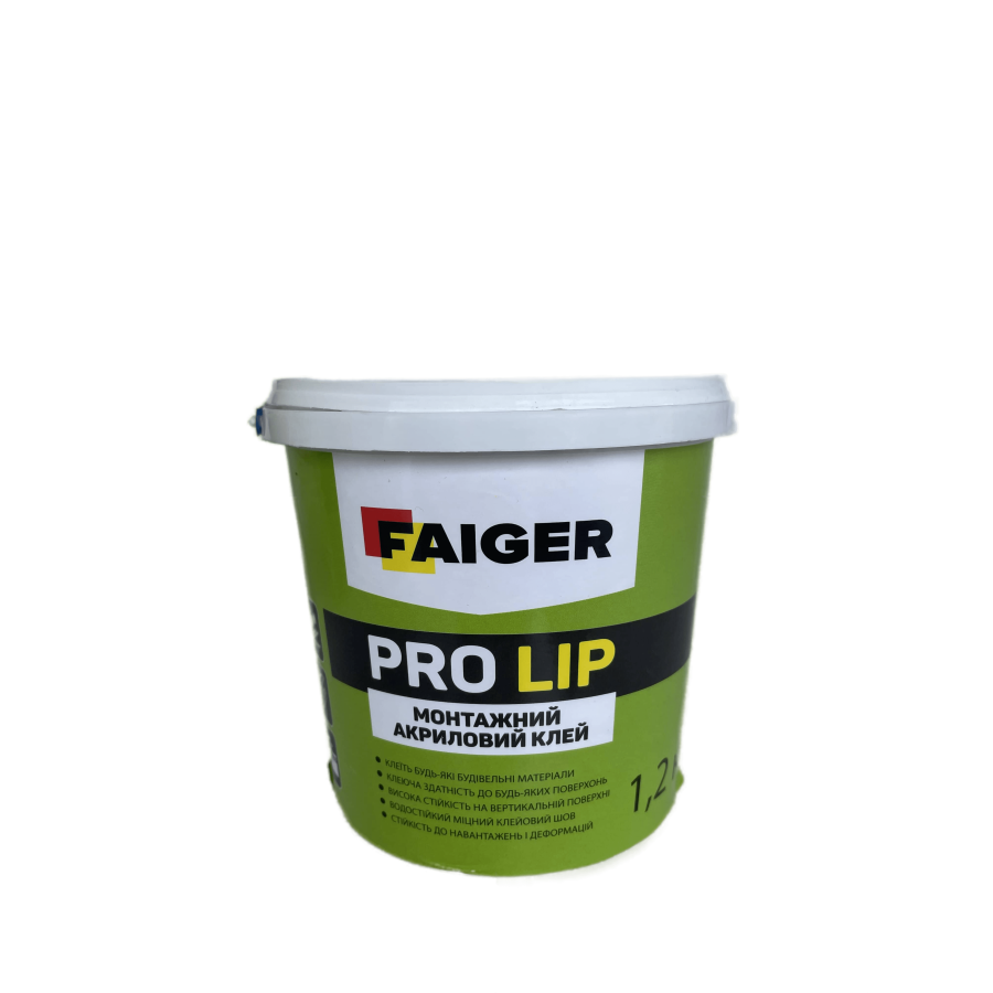 Клей монтажный акриловый Faiger PRO LIP 280мл - фото 1