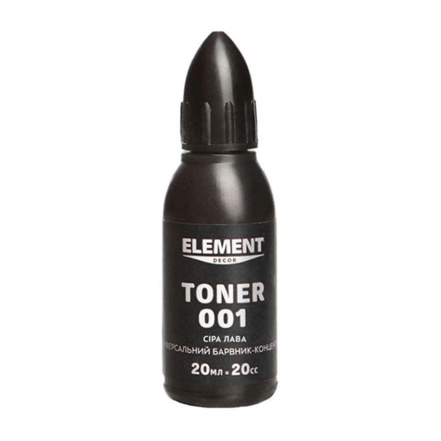 Краситель Element Decor Tonor 001 серая лава 20мл - фото 1