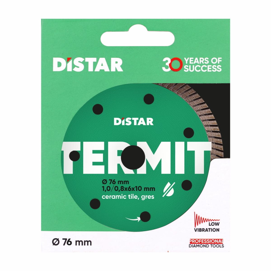 Круг алмазний DiStar форми 1A1R 76х1,0/0,8х6х10 Termit - фото 5