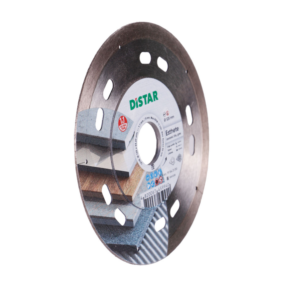 Круг алмазний DiStar форми 1A1R Esthete 125х1,1/0,8х8х22,23 мм - фото 2
