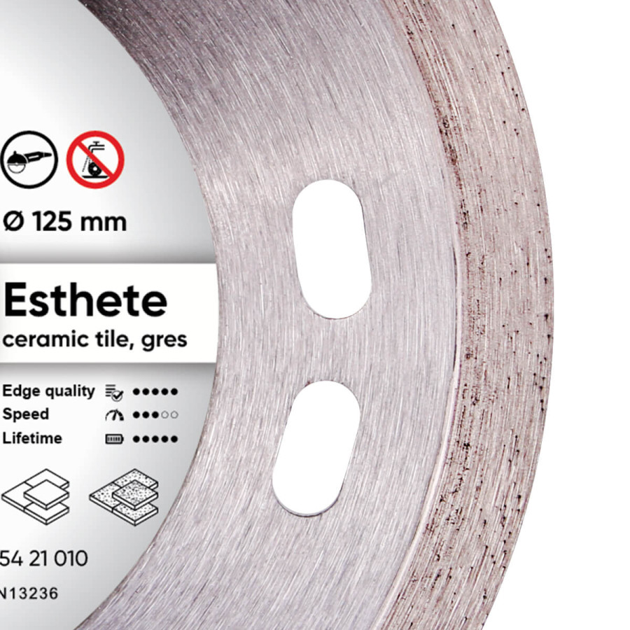 Круг алмазний DiStar форми 1A1R Esthete 125х1,1/0,8х8х22,23 мм - фото 3