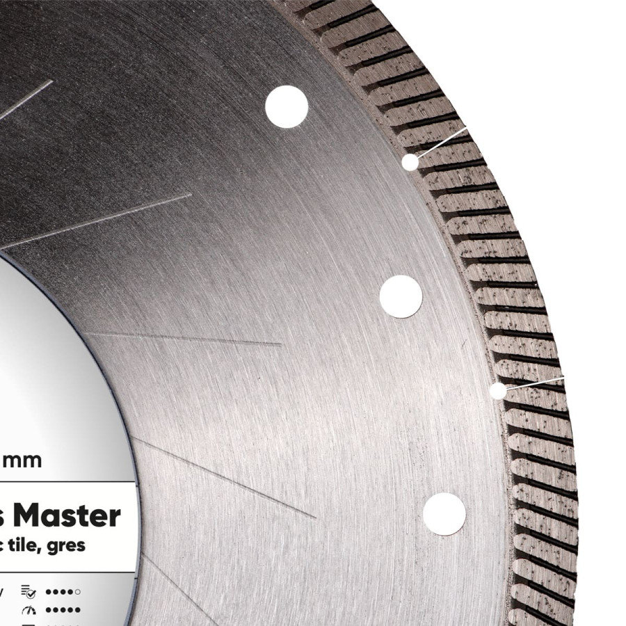 Круг алмазный DiStar формы 1A1R Gres Master 230х1,6/1,2х10х22.23/H - фото 2