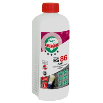 Лак акриловый ANSERGLOB ES 86 STONE. 1л