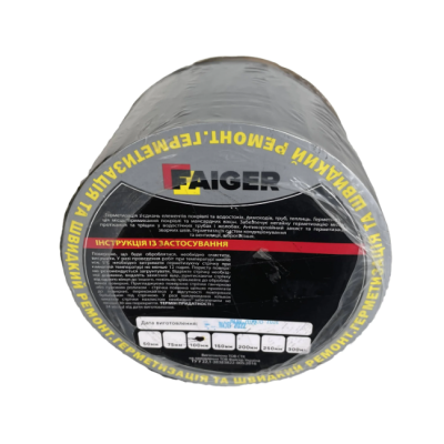 Лента бутил-каучуковая FAIGERTAPE 100мм/10м, графитовая