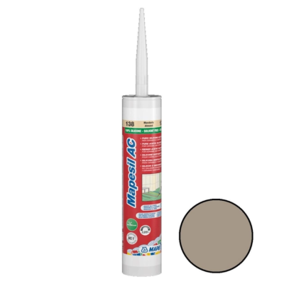 Герметик силиконовый Mapesil AC 310мл песочный 133