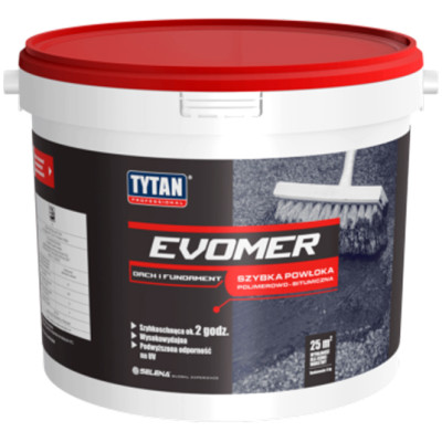 Мастика битумно-полимерная TYTAN Professional EVOMER быстрая гидроизоляция