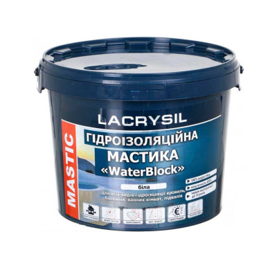 Мастика гидроизоляционная акриловая суперэластичная Lacrysil 12кг