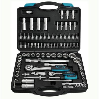 Набор головок и насадок 1/2, 1/4 (4-32мм), 94 предмета в кейсе 52-113