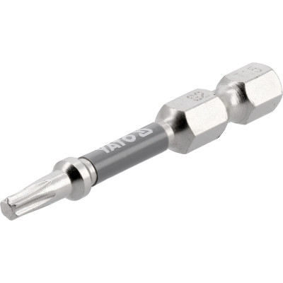 Насадка отверточная Yato; "TORX" T15Х50ММ. ШПИНДЕЛЬ 6-ГРАН- 1/4", ПОКРЫТАЯ НИКЕЛЕМ, 2 ШТ.[10]