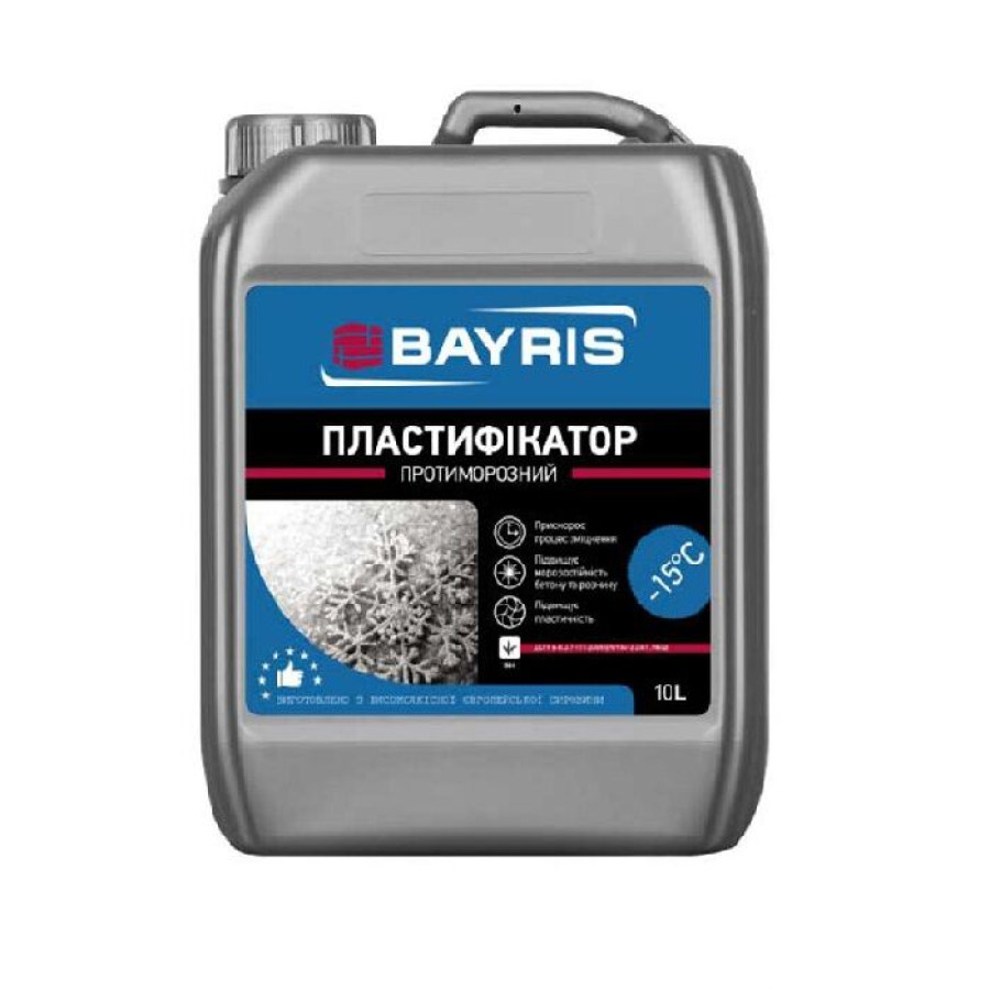 Пластификатор противоморозный Байрис (+5С-15С) 5л - фото 1