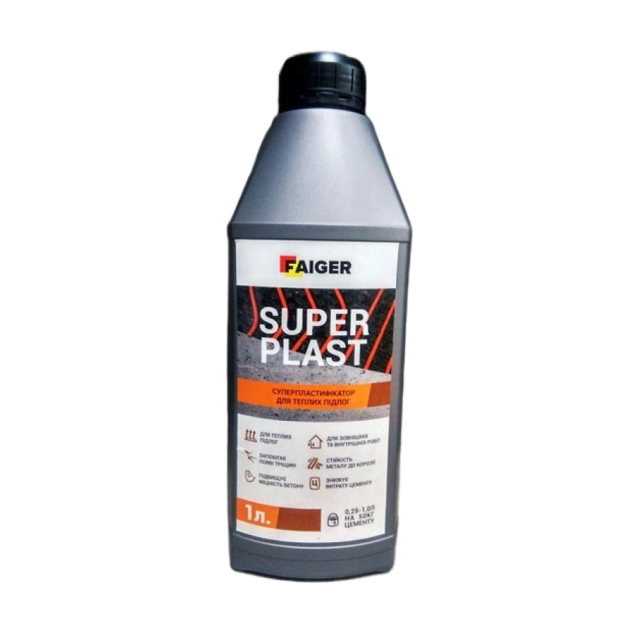 Пластифікатор Super Plast Faiger 1л - фото 1