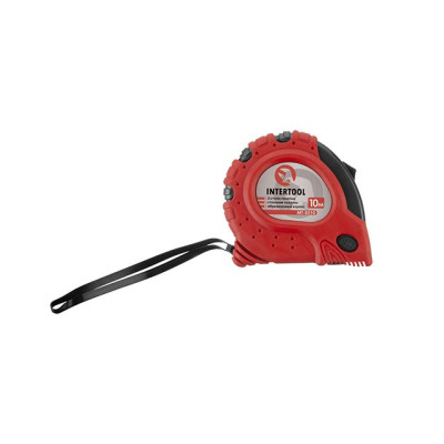 Рулетка Intertool - 10м*25мм супермагнит