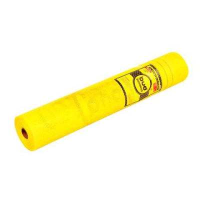 Сетка армированная фасадная Budmonster желтая 50м