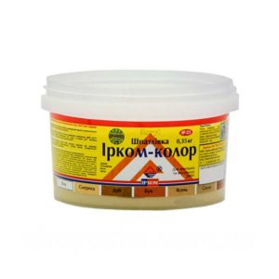 Шпаклівка Ірком-колор ІР-23 червоне дерево 0,35кг - фото 1