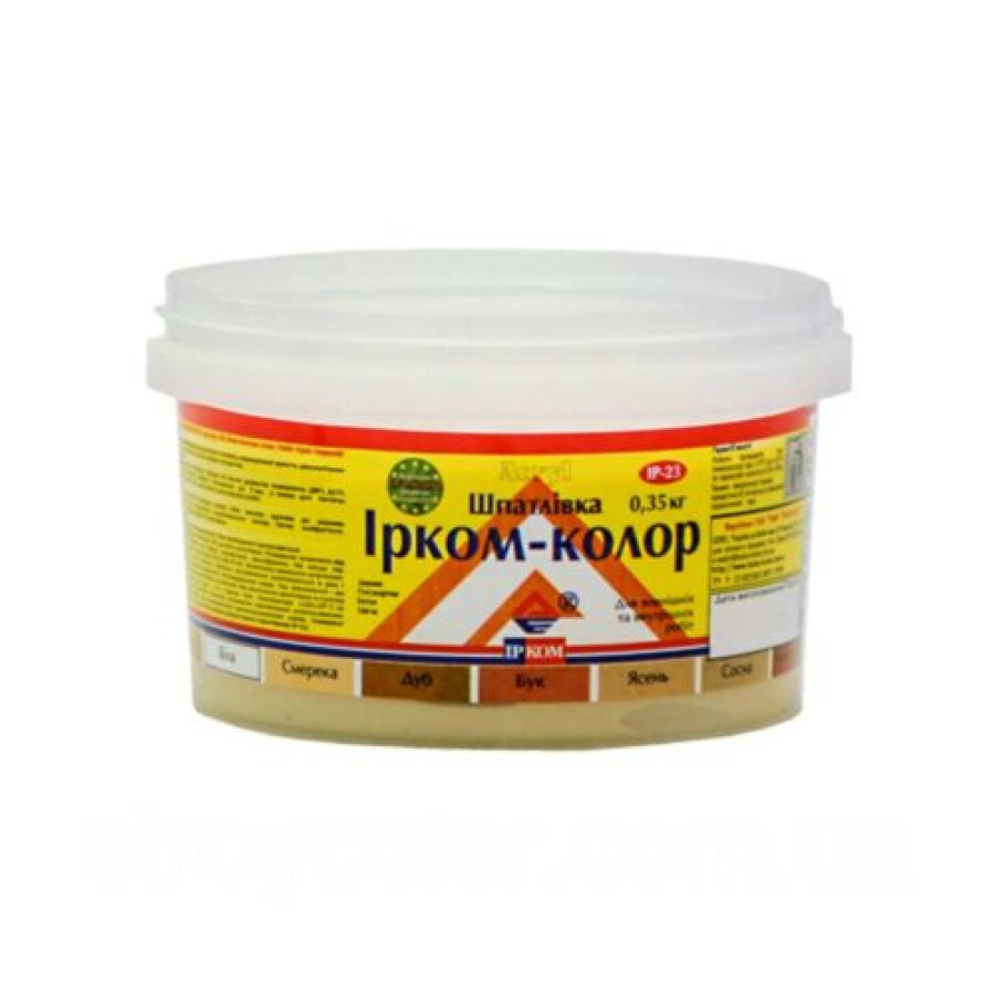 Шпаклівка Ірком-колор ІР-23 дуб 0,35кг - фото 1