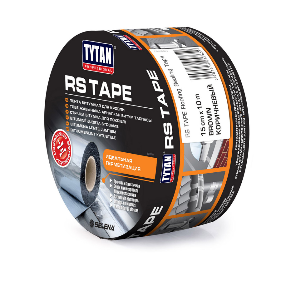Лента битумная самоклеящаяся TYTAN Profssional RS TAPE алюминий 10м x 100мм - фото 1