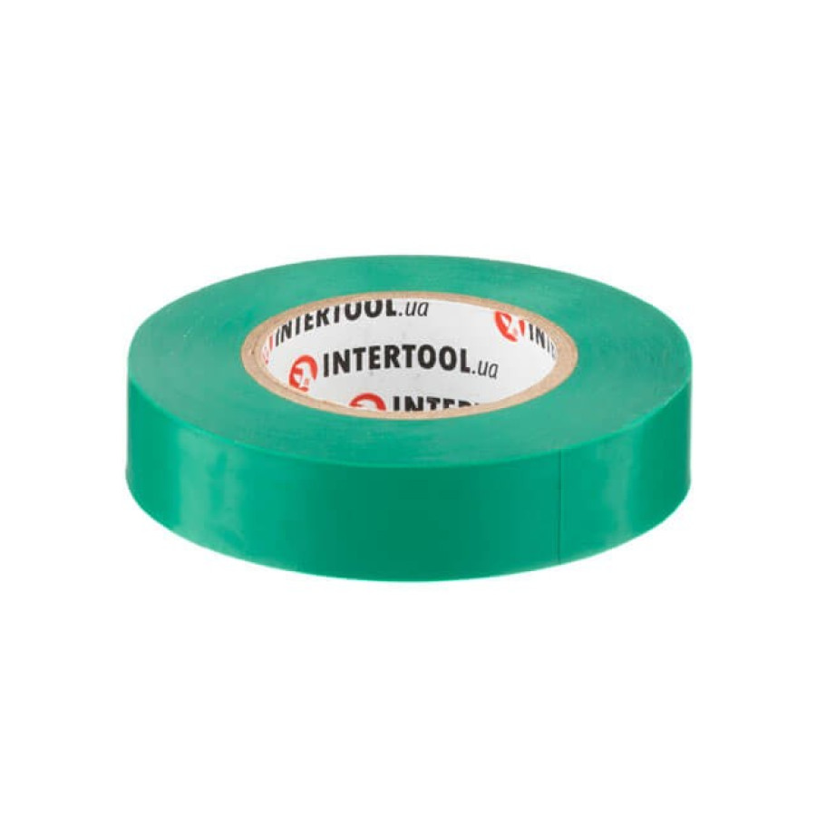 Лента изоляционная Intertool - 20х17х0,15мм зеленая - фото 2