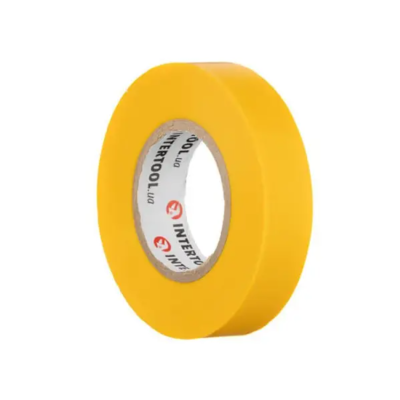 Лента изоляционная Intertool -20х17х0,15мм желтая