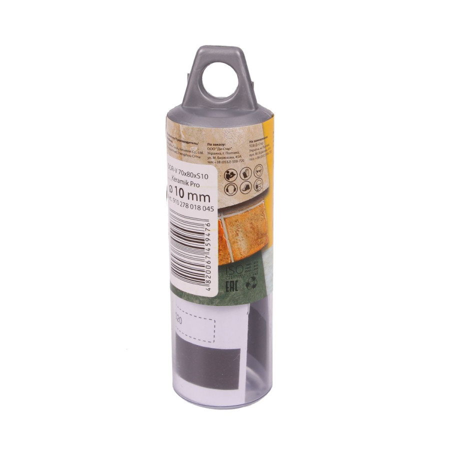Свердло алмазне трубчасте 10 мм DDR-V 10x30xS10 Keramik Pro Baumesser - фото 5
