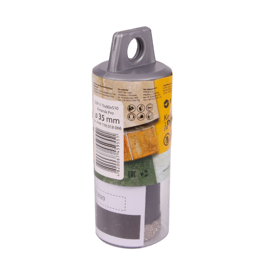 Свердло алмазне трубчасте 35 мм DDR-V 35x30xS10 Keramik Pro Baumesser - фото 5