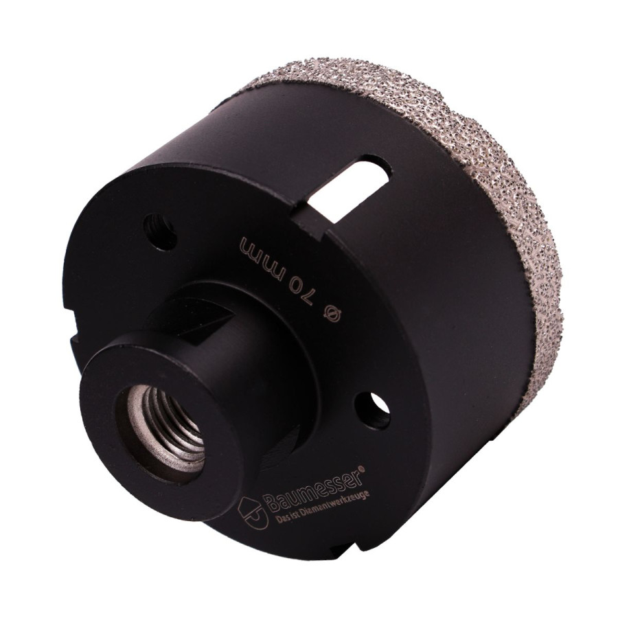 Свердло алмазне трубчасте 70 мм DDR-V 70x30xM14 Keramik Pro Baumesser - фото 2