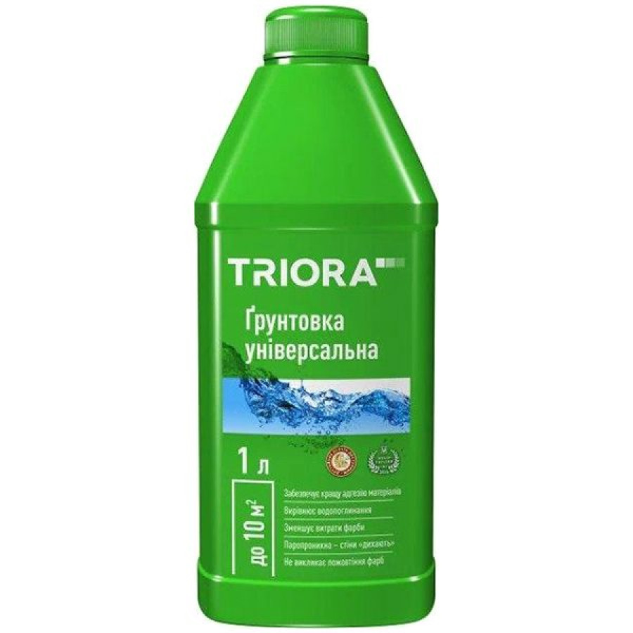 Грунтовка універсальна TRIORA 1л акрилова - фото 1