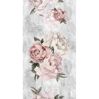 Вагонка ПВХ 250мм термоперевод пион фон